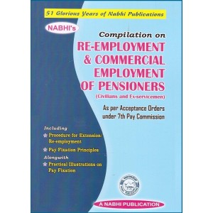 Nabhi Publication's Compilation on Re-Employment & Commercial Employment of Pensioners (Civilians and Ex-Servicemen)